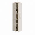 Colonna bagno sospesa bianco in truciolare melaminico con anta 30 x 30 x 170 cm
